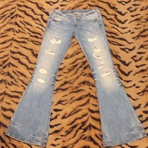 True Religion Karlie Low Rise Bell Bottoms size26